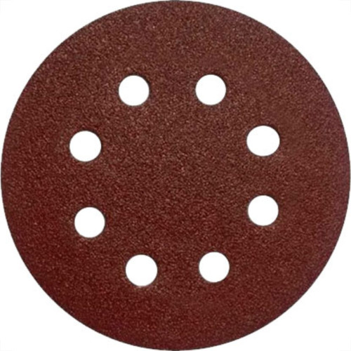 Disflex Disco Lixa Pluma Ferro 5 X 80 8Furo - Kit C/10 Pc