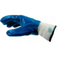 Acrilon Luva Malha Emborrachada Acriplus - Kit C/10 Pr