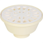 Ralo Sifonado Krona Redondo Branco 10Cm