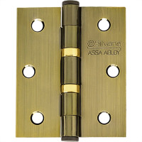 Dobradica Blister Silvana 891 - 3.1/2''X 3'' Aco Oxidado (3 Pecas Com Parafuso) Com Rolamento