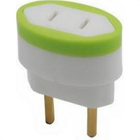 Pino Adaptador Daneva 2 Polos 10A. Chato Para Redondo - 1549 - Kit C/12 Pecas