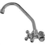 Torneira Bica Movel Pia Parede Metal Bognar 1168 - C-33 Light