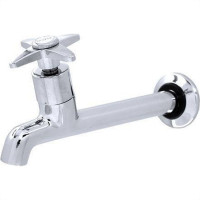 Torneira Pia Parede Metal Bognar 1158 - C-23 Light - 3/4'' E 1/2''