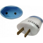 Pino Adaptador Daneva 2 Polos 15A. Redondo Para Chato - 1636 - Kit C/12 Pecas