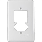 Placa Conjunto Ilumi Stylus Branco 4X2 - 2 Interruptores + 1 Tomada - 20430