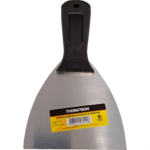 Espatula Thompson Aco Temperado Cabo Plastico 10Cm - Kit C/12 Pecas