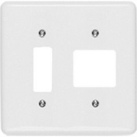 Placa Conjunto Ilumi Stylus Branco 4X4 - 1 Interruptor Vertical + 2 Horizontais