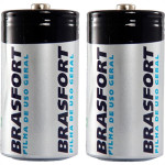 Pilha Brasfort C Media Cartela Com 2 Pecas 6310