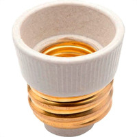 Soquete Adaptador Reducao De Lampada E-40 Para E-27 Porcelana Brasfort - 8889
