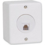 Sistema Box Ilumi 1 Tomada Modulo Rj-45 Branco - 6364