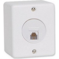 Sistema Box Ilumi 1 Tomada Modulo Rj-45 Branco - 6364