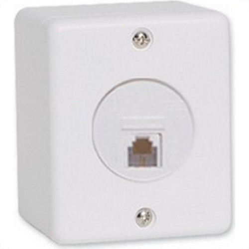 Sistema Box Ilumi 1 Tomada Modulo Rj-45 Branco - 6364
