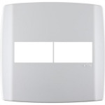 Placa Conjunto Modular Slim 4X4 - 1 Modulo + 1Modulo Separados Horizontais Branca 8306
