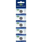 Pilha Brasfort Bateria Litio 3V Cromado-2032 Cartela Com 5 Pecas