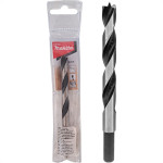 Broca Aco Carbono Madeira Makita 3 Pontas 12Mm - Kit C/5 Pecas