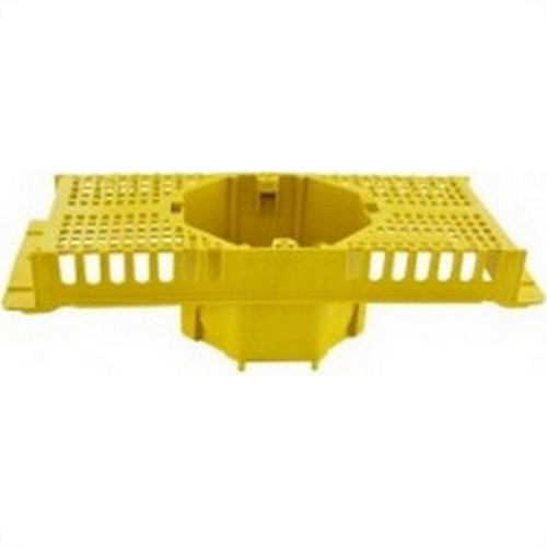 Suporte Laje Brascom Com Caixa 25Cm Piso Amarelo - Kit C/10 Pecas