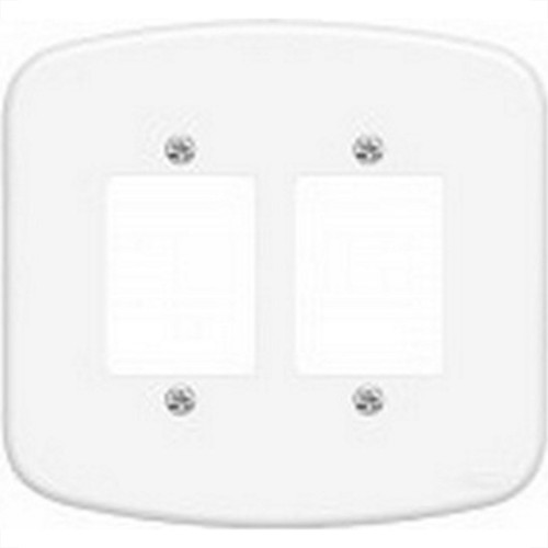 Placa Conjunto Fame Blanc 4X4 F-33 - 3 Interruptores + 3 Interruptores - 957