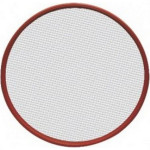 Peneira Fuba Aro Plastico Vermelho 30 - Kit C/12 Pecas