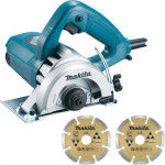 Serra Marmore Makita 1300Wx220V. + 2 Discos - 4100Nh3Zx2