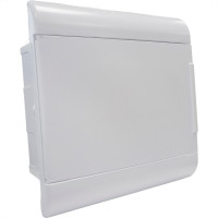 Centrinho Steck Pvc Embutir Branco Para 8 Disjuntores Din Sem Barramento