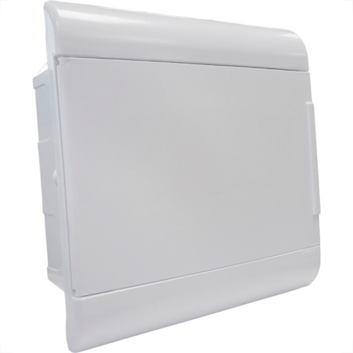 Centrinho Steck Pvc Embutir Branco Para 8 Disjuntores Din Sem Barramento