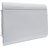 Centrinho Steck Pvc Embutir Branco Para 12 Disjuntores Din Sem Barramento