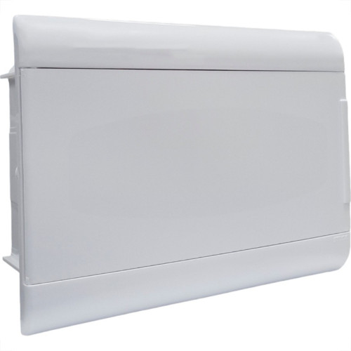 Centrinho Steck Pvc Embutir Branco Para 12 Disjuntores Din Sem Barramento