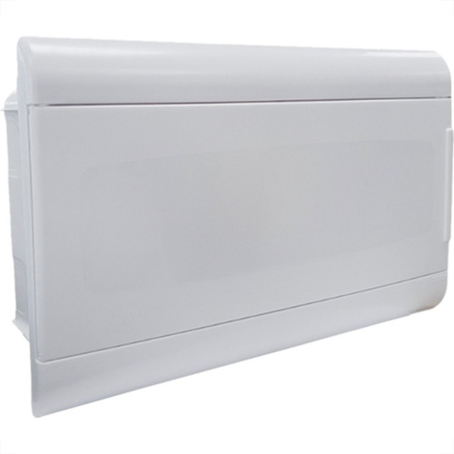 Centrinho Steck Pvc Embutir Branco Para 16 Disjuntores Din Sem Barramento