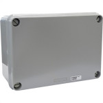 Caixa Passagem Pvc Steck 15,4Cm X 11Cm Sobrepor Cinza Ip55 - Ssx-161