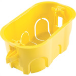 Caixinha De Luz Pvc Para Drywall Tramontina Amarela 4X2 - Kit C/10 Pecas
