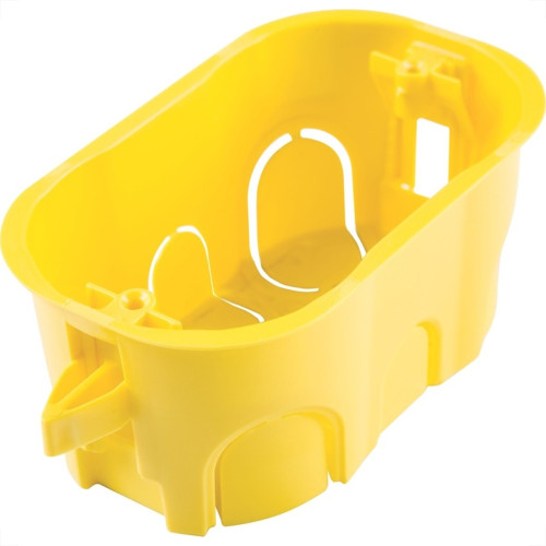 Caixinha De Luz Pvc Para Drywall Tramontina Amarela 4X2 - Kit C/10 Pecas