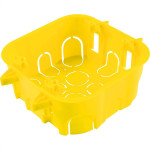 Caixinha De Luz Pvc Para Drywall Tramontina Amarela 4X4 - Kit C/10 Pecas
