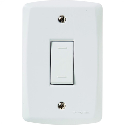 Conjunto Tramontina Com Placa Lux2 1 Simples 57145/001