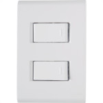 Conjunto Tramontina Com Placa Liz Branca 2 Simples - 57170/040