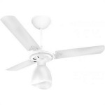 Ventilador Teto Venti-Delta 3 Pas Branco Com Globo 220V.