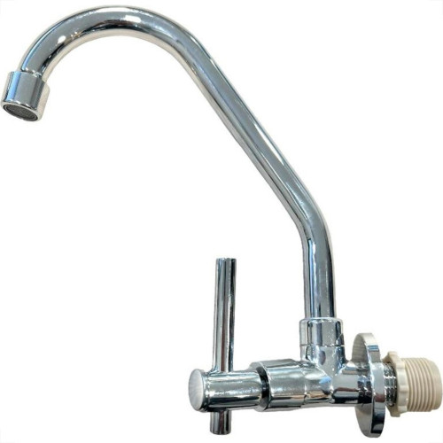 Torneira Bica Movel Pia Parede Metal Bognar 1168 - C-64 - 1/4 Volta