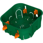 Caixinha De Luz Pvc Para Drywall Ribeiro Fabril Verde 4X4 - Kit C/10 Pecas