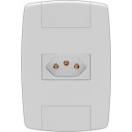 Conjunto Ilumi Lev Modular Com Placa 1 Tomada 2P+T. 10A. - 87140