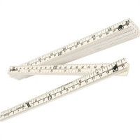 Metro Plastico Eco Simples Branco - Kit C/10 Pecas