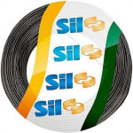 Fio Cabo Paralelo Sil Preto 2X1,0Mm