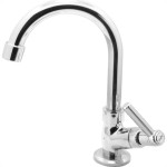 Torneira Bica Movel Lavatorio Metal Bognar 2095 - C-29 Soft - 1/4 Volta Cromada