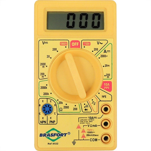 Multimetro Digital Brasfort Display 2,5'' - 7914