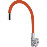 Torneira Gourmet Flex Parede Bica Movel Metal Hydramotion Vermelha - 1/4 Volta