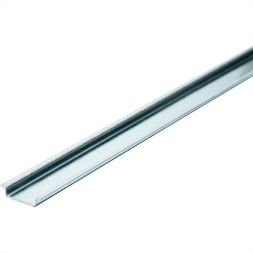 Suporte Disjuntor Trilho Liso Galvanizado Aiedem 100Cm