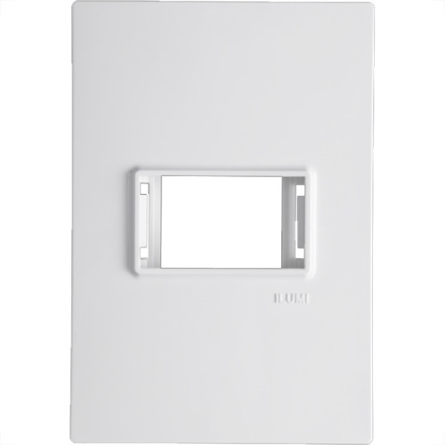 Placa Conjunto Modular Ilumi Vivaz 4X2 - 1 Modulo Horizontal + Suporte 76070
