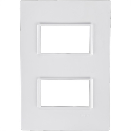 Placa Conjunto Modular Ilumi Vivaz 4X2 - 2 Modulos Separados + Suporte 76080