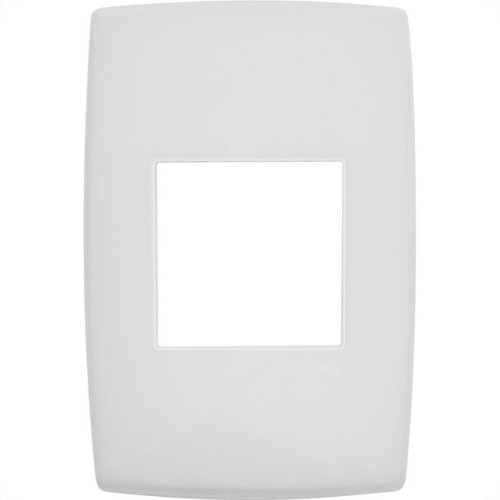 Placa Pial Plus+ Branca 4X2 - 2 Modulos - 618502Bc