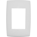 Placa Pial Plus+ Branca 4X2 - 3 Modulos - 618503Bc