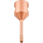 Serra Copo Diamantada Cortag Para Esmerilhadeira 6Mm