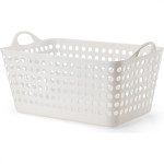 Cesto Organizador Retangular Flexivel Arthi Branco 22L - 1577